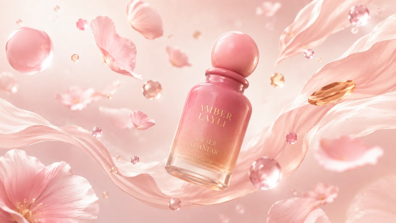 Amber Layli fragrance campaign