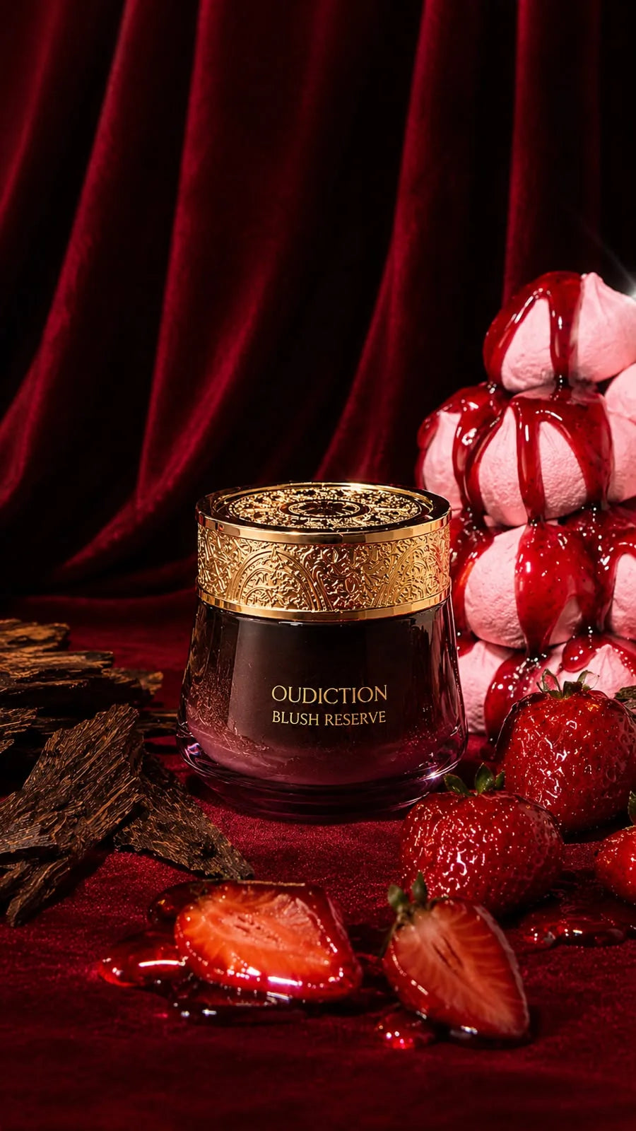 Oudiction Blush Reserve fragrance composition