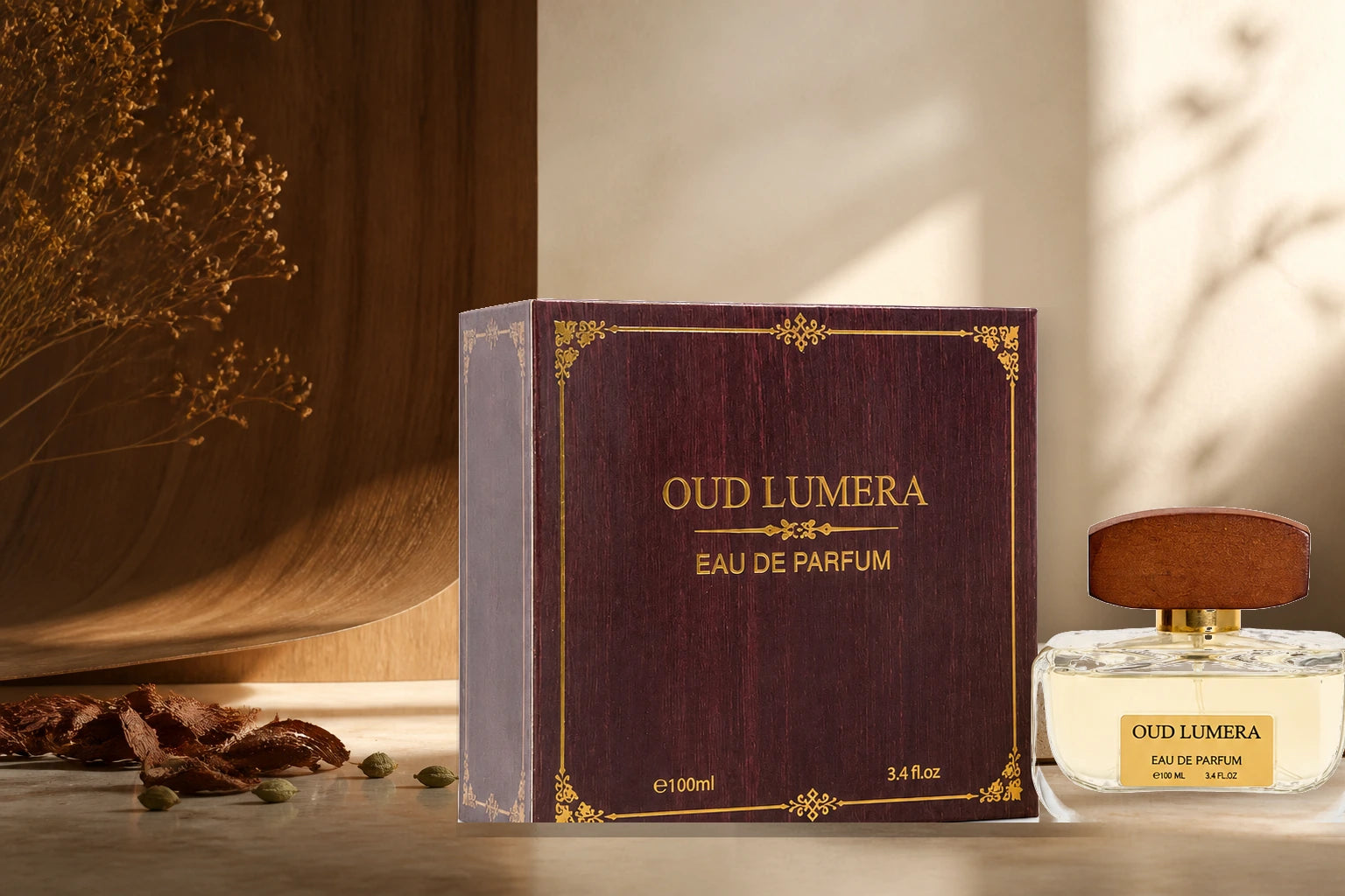 Oud Lumera fragrance composition